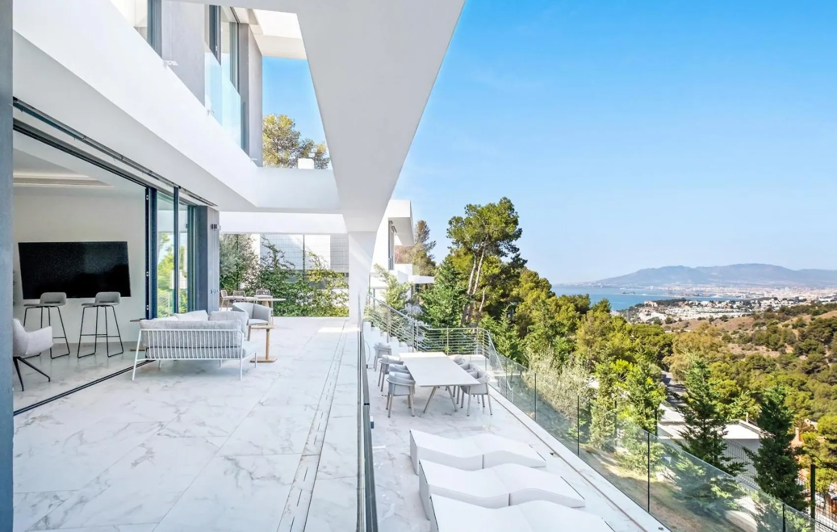 מאלגה Villas Pinares De San Anton - Sea, City, Mountain Views, Close To Beach, Bbq